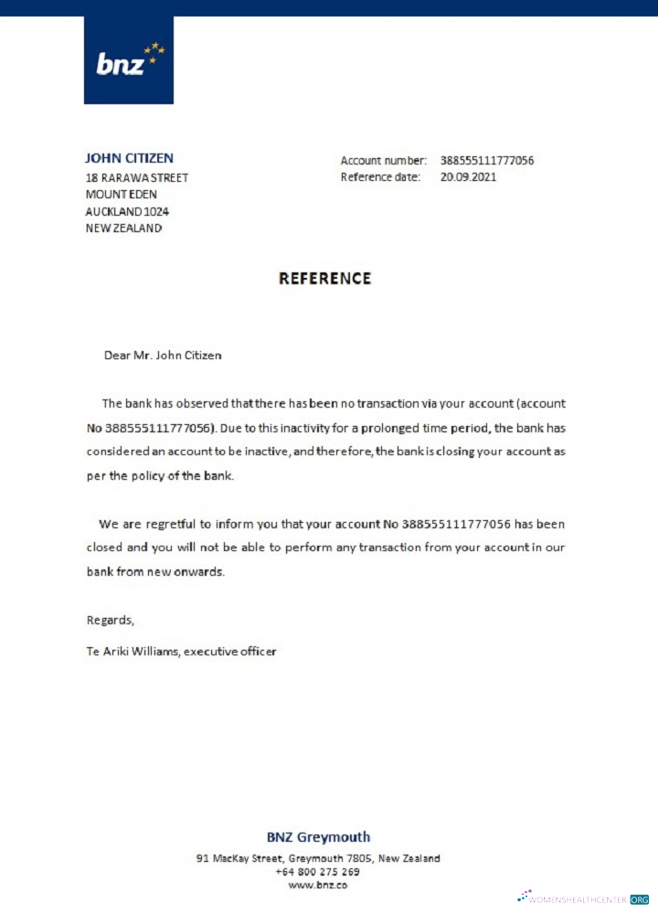 Download New Zealand BNZ closure reference Photoshop template